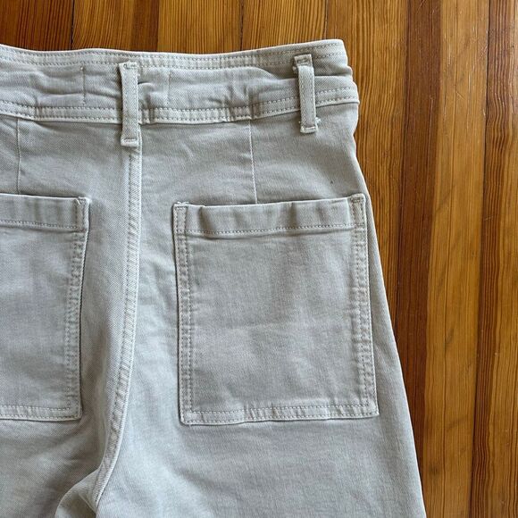 Zara Marine Straight Jean in Sand Size 4 - Picture 7 of 8